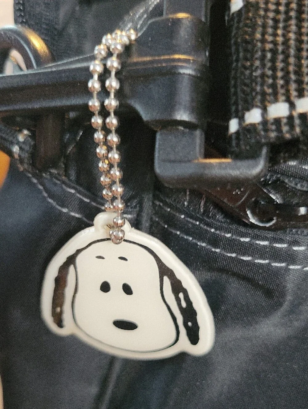 Snoopy Black Men's Briefcase-Style Laptop Bag